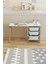 Çocuk Masası 90 x 45 cm 3 Sepetli Çocuk Çalışma Masası Aktivite Masası Yaz-Sil 1