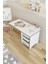 Çocuk Masası 90 x 45 cm 3 Sepetli Çocuk Çalışma Masası Aktivite Masası Yaz-Sil 3