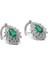 4,78 Ct. Pırlanta Zümrüt Küpe 2