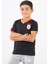 Galatasaray Çocuk Lisanslı Armalı Siyah Tshirt C12005 2