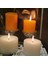 Iv Candles Homedecor 2'li Beyaz Baton Mum 1