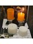 Iv Candles Homedecor 2'li Beyaz Baton Mum 3