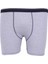 Mocgrande Erkek Büyük Beden Likralı Uzun Paça Boxer 11906 Grı Melanj 1