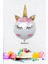 Unicorn Folyo Balon Kirpikli Gold Detaylı Balon 1