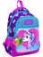 Coral High Kids Mor Pembe Unicorn Desenli Simli Üç Bölmeli Okul Sırt Çantası 23492 1