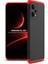 Xiaomi Redmi Note 12 5g ile Uyumlu Kılıf 3 Parçalı Tam Koruma Dayanıklı Soft Ince Kılıf 1