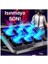 LED Işıklı Ultra Sessiz 6 Adet Soğutma Fanlı Laptop Soğutucu Yükseklik Ayarlı Laptop Standı 4