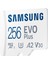 Samsung Evo Plus 256GB Hafıza Kartı 130 Mb/s Micro Sdhc Kart Sd Adaptör 1