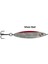 Pilgrim 7.8cm 18GR Silver/red Lüfer-Levrek Kaşık 1