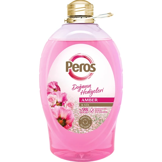 Peros Sıvı Sabun Amber ve Gül Kokulu 3 L