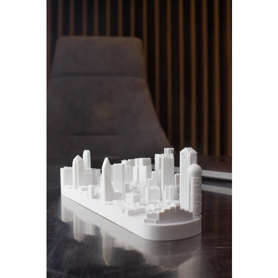 ARGE VE 3D Eşsiz Detaylarıyla Ihtişamlı Dallas Şehir Maketi