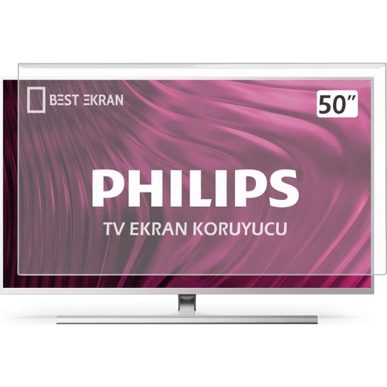 Best Ekran Phılıps 50PUS8808 Tv Ekran Koruyucu - Philips 50 Inç 126CM Ekran Koruyucu Ambilight