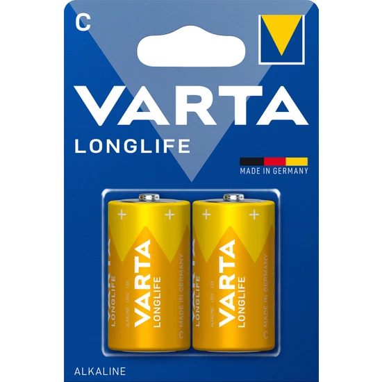 VARTA Longlife Alkalin C Boy 2'li paket