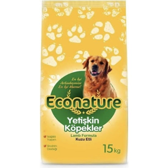Econature Kuzulu Yetişkin Köpek Maması 15 Kg