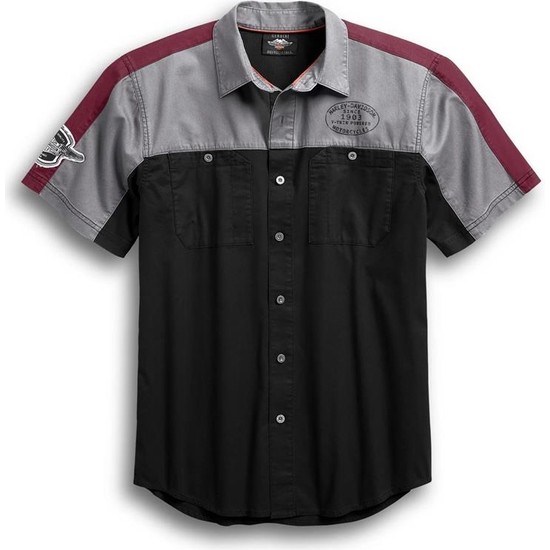 Harley Davidson Mens Performance Vented Winged Logo Shirt Fiyatı 