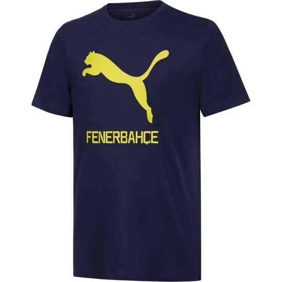 Fenerbahçe Puma Cat Tee Lacivert Erkek Futbol T-Shirt