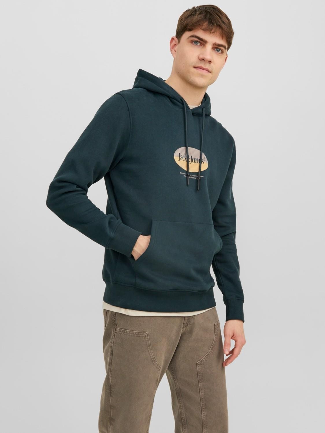 Jack & Jones Jordalston Brandıng Sweat Hood görsel 2