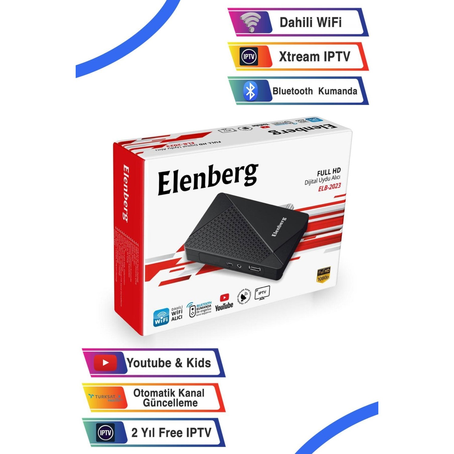 Elenberg Çanaklı Çanaksız Internet Tv Destekli Dahili WiFi Fiyatı