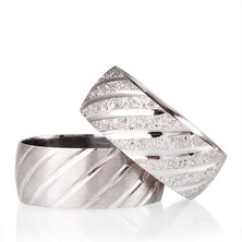 Gümüşcüm Venüs Nişan Yüzüğü Bay Gümüş Alyans