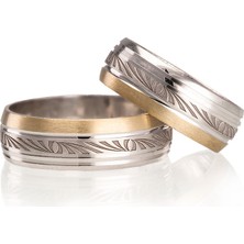 Gümüşcüm Violet Modeli Bay Gümüş Alyans