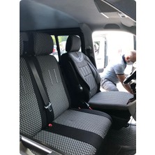 Nemu Ford Transit Custom Uyumlu 2+1 Koltuk Kılıfı - Siyah