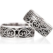 Gümüşcüm Firuze Modeli Bayan Gümüş Alyans