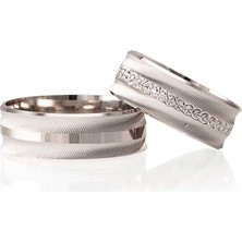 Gümüşcüm Zakkum Gümüş Alyans Modeli Bay Nişan Yüzüğü