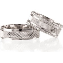 Gümüşcüm Zeus Modeli Gümüş Alyans Bay Nişan Yüzüğü