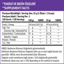 High Maltodextrin, Maltodextrın Aromasız 3000 gr 120 Servis