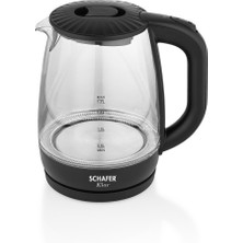 Schafer Klar Elektrikli Su Isıtıcı (Kettle)-Siyah