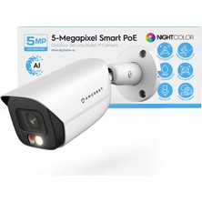 Amcrest 5mp Ip Poe Aı Kamera - Beyaz