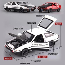 Gujing Çocuk Oyuncakları Toyota AE86 Model Araba Sesli ve Işıklı Dört Kapılı Kutuyu Geri Çekin (Yurt Dışından)