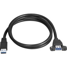 U3-035 Cy USB 3.0 A Erkek - Dişi Uzatma Kablosu 0.8m (Yurt Dışından)