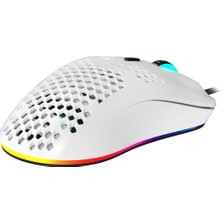 AJ390 USB Kablolu Oyun Mouse - Siyah (Yurt Dışından)