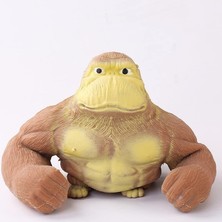 Tiktok'ta Stres Önleyici Oyuncaklar, Squishy Gorilla, Medium, 600G (Yurt Dışından)