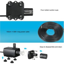 Şarj Edilebilir USB Destekli Mikro Dc Fırçasız Çeşme Evcil Hayvan Su Çeşmesi Topraksız Dalgıç Pompa (Yurt Dışından)