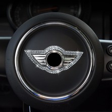 İdeal Aksesuar Mini Cooper Taşlı Direksiyon Logosu Kristal Mini Cooper Stone Crystal Steering Wheel Logo