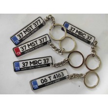 Araba Için Kişiye Özel Plaka Anahtarlık