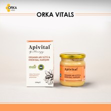 Apivital Organik Arı Sütü & Krem Bal Karışımı 220 g