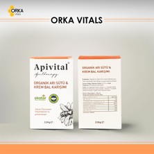 Apivital Organik Arı Sütü & Krem Bal Karışımı 220 g