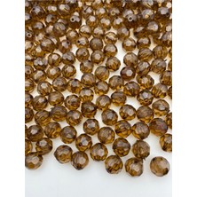 Hedef Bijuteri 12MM Kahverengi Petek Model Akrilik Boncuk,çanta Yapım Boncuğu ( 100GR,~120 Adet)