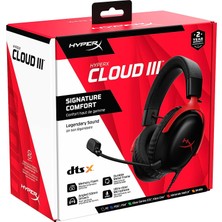 HyperX Cloud III – Kablolu Oyuncu Kulaklığı ( PC, PS5, Xbox Series X|S uyumlu) USB-C, USB-A, 3,5 mm