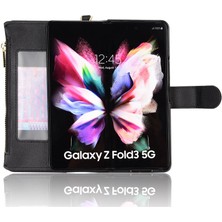 Seniee Deritelefon Kılıfı Için Samsung Galaxy Z Fold 3 Kart Yuvalı (Yurt Dışından)