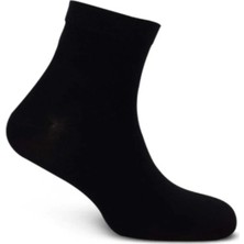 Dündar Modal Plus Konç Patik Dikişsiz / Soft Yıkama / Kokulu 12 Çift Erkek Siyah