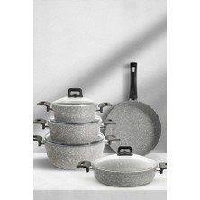 Esse Pro Granıte Premıum Serıes Cookware Set 9 Parça (Gri)