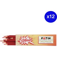 Fatih Kırmızı Kopya Kalemi 12'li (25020) 12 Paket
