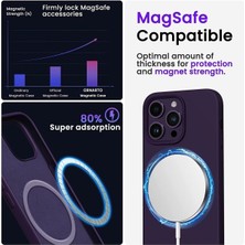 Lyche Apple İPhone 13 Pro Uyumlu Kılıf, Magsafe Özellikli + İçi Kadife Lüx Premium Kalite Kılıf.