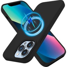 Lyche Apple İPhone 13 Pro Uyumlu Kılıf, Magsafe Özellikli + İçi Kadife Lüx Premium Kalite Kılıf.