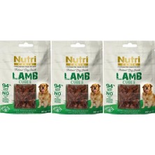 Cnc Pet Nutri Canin Lamb Cubes Tahılsız Kuzu Küpleri Köpek Ödülü 80GR 3 Adet