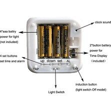 Jingyi Küçük Boy Mini LED Stitch Anime Dijital Çalar Saat (Yurt Dışından)